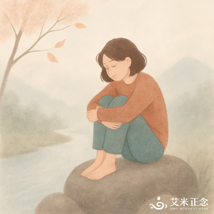 你不是放不下，你只是還沒陪伴那個痛_艾米正念