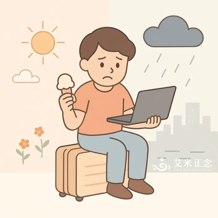 連假後上班超痛苦？試試這三個減緩焦慮的方法_艾米正念