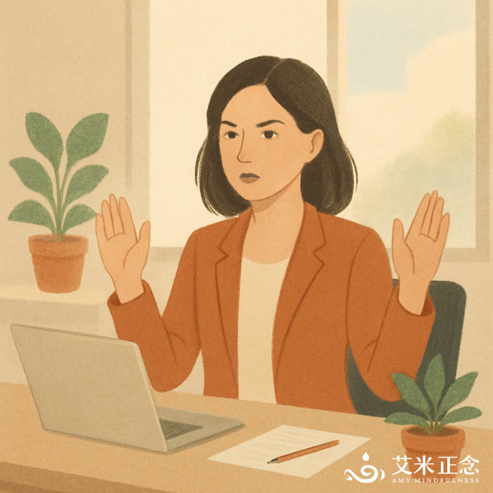 我帶著顫抖的雙手,好好吵了一場架_艾米正念